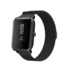 Pulsos Milanese Para Amazfit BIP GTS GTR o Smartwatch 20mm Acero Colores | Amazfit Watch | Negro