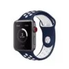 Pulsos Fit Sports Para Apple Watch Todas Las Series | Apple Watch | Azul Oscuro+Blanco