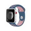 Pulsos Fit Sports Para Apple Watch Todas Las Series | Apple Watch | Azul Oscuro+Rosado