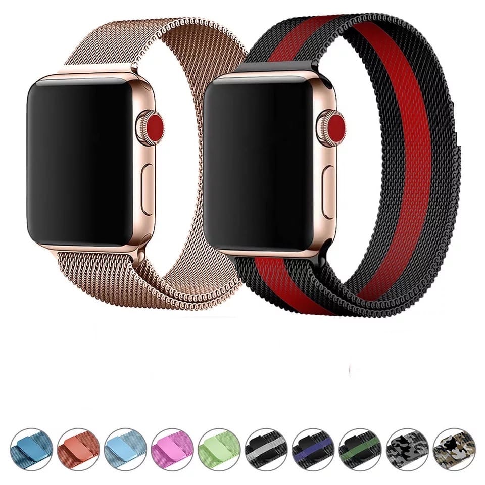 Pulsos Milanese Para Apple Watch, 38/40/41mm, Series 1,2,3,4,5,6,7,SE |  TechLab Colombia