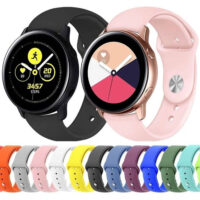 Pulsos En Silicona Para Smartwatch Samsung 20mm 22mm Colores
