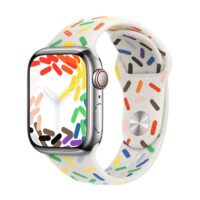 Pulsos Confetti Para Apple Watch Todas Las Series — Tamaño: 42/44/45/46/49mm, Color: White