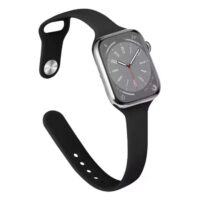 Pulsos Mono Slim Para Apple Watch Todas Las Series — Tamaño: 38/40/41/42mm, Color: Black