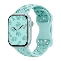 Pulsos Pets Para Apple Watch Todas Las Series — Tamaño: 44/45/46/49mm, Color: Mint Cream